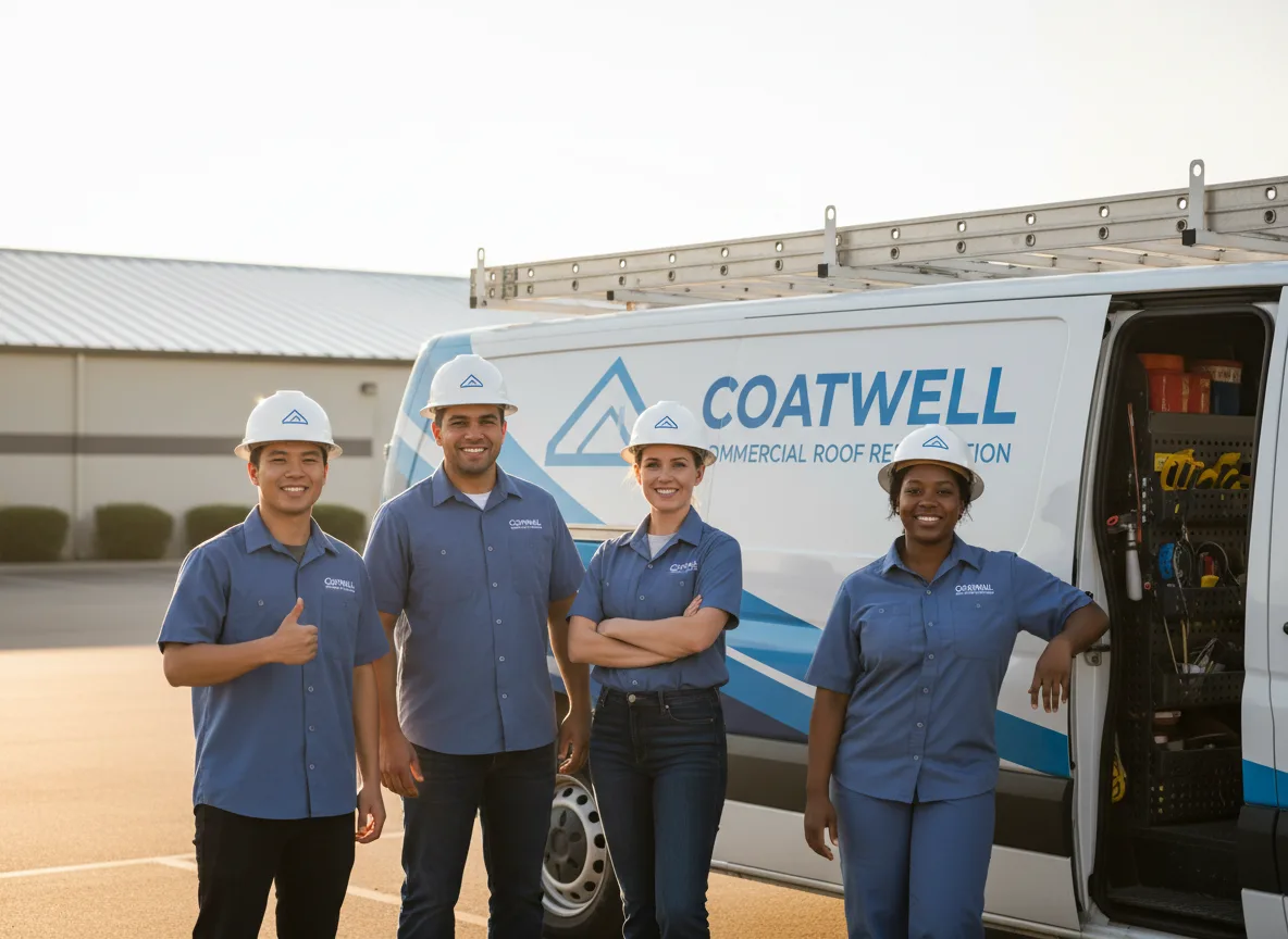 Commercial roof coating company in Burdick, KS